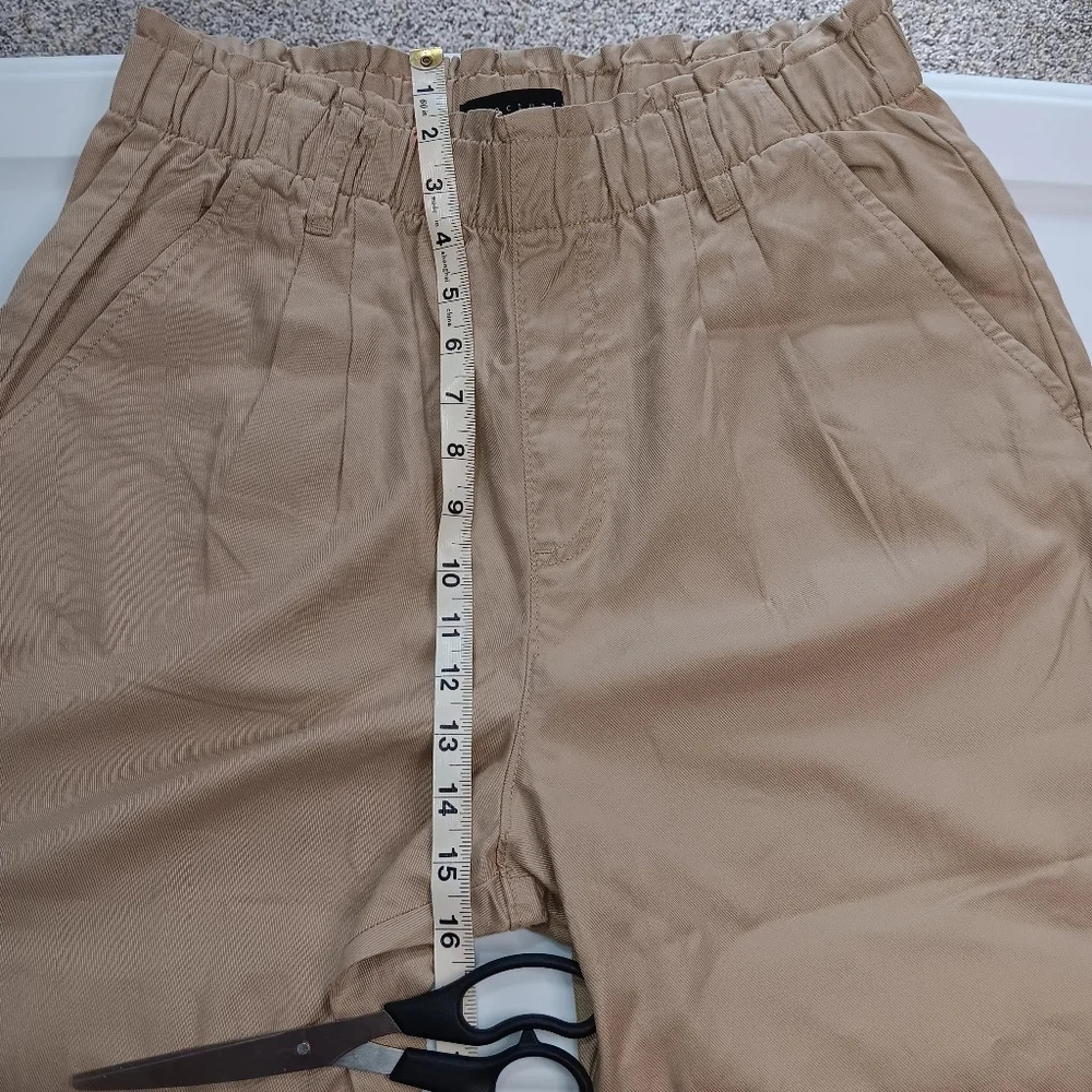 Sanctuary Women's super high-rise pants, straight leg, sz L, lyocell, pull-on. - Picture 11 of 16